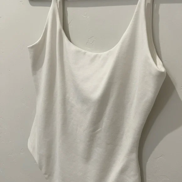 Privacy Please Bara Bodysuit in White Low Back Bodysuit sz Small - Picture 3 of 7